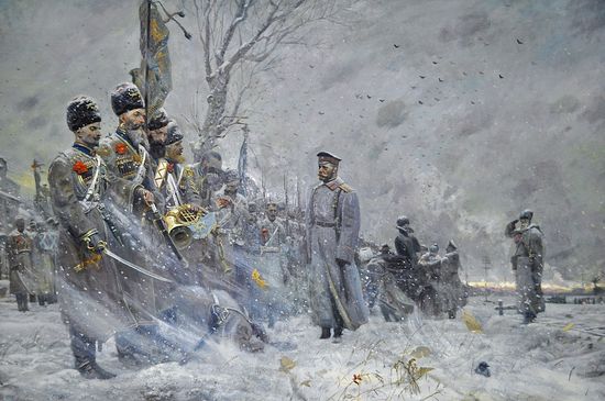 "Прощание с конвоем". Художник Павел Рыженк