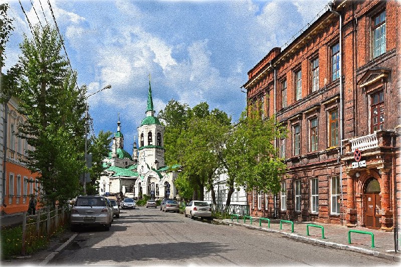 Томск, Духовская церковь на Песках, 1788-1931 гг.