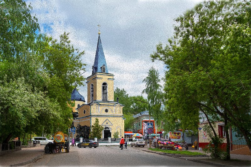 Томск, Преображенская (Ярлыковская) церковь, 1868-1930 гг.