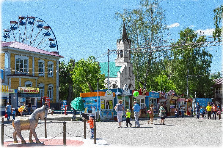Томск, Лютеранская кирха Святой Марии, 1859-1930 гг.