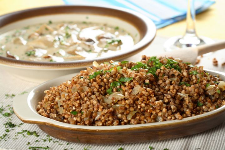 Гречневая каша с грибами (рецепт)