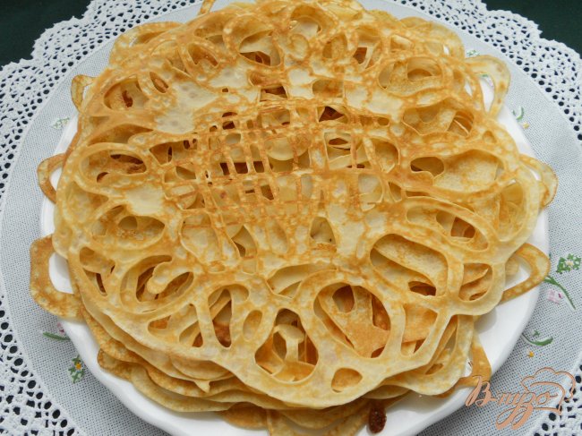 Ажурные блинчики. Рецепт