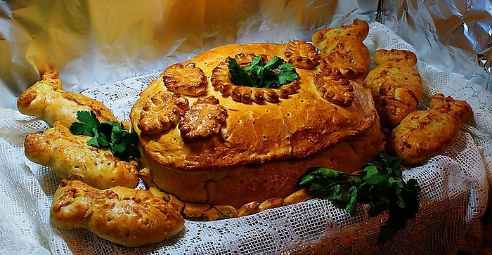 Рыбная кулебяка