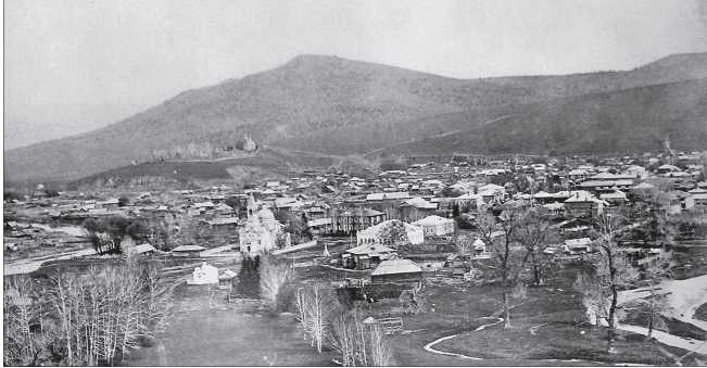 Панорама Улалы (ныне Горно-Алтайск). Фото 1915 г.