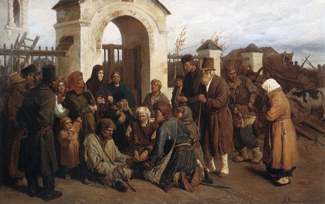 "Нищие певцы", 1873. Художник Виктор Васнецов