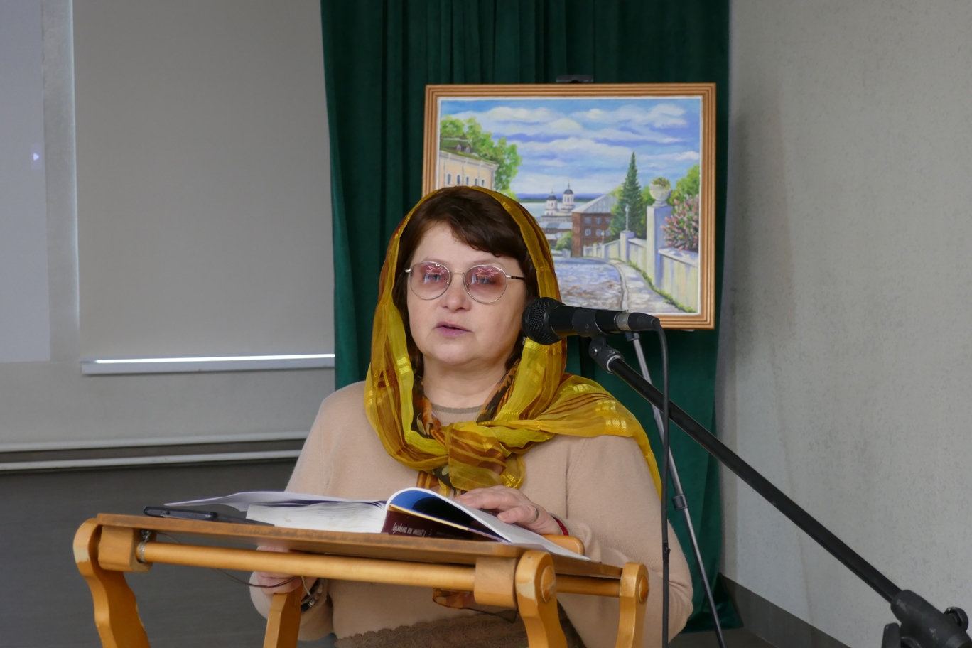 Выступление краеведа Ларисы Кудиновой, руководителя паломнической службы Томской епархии...