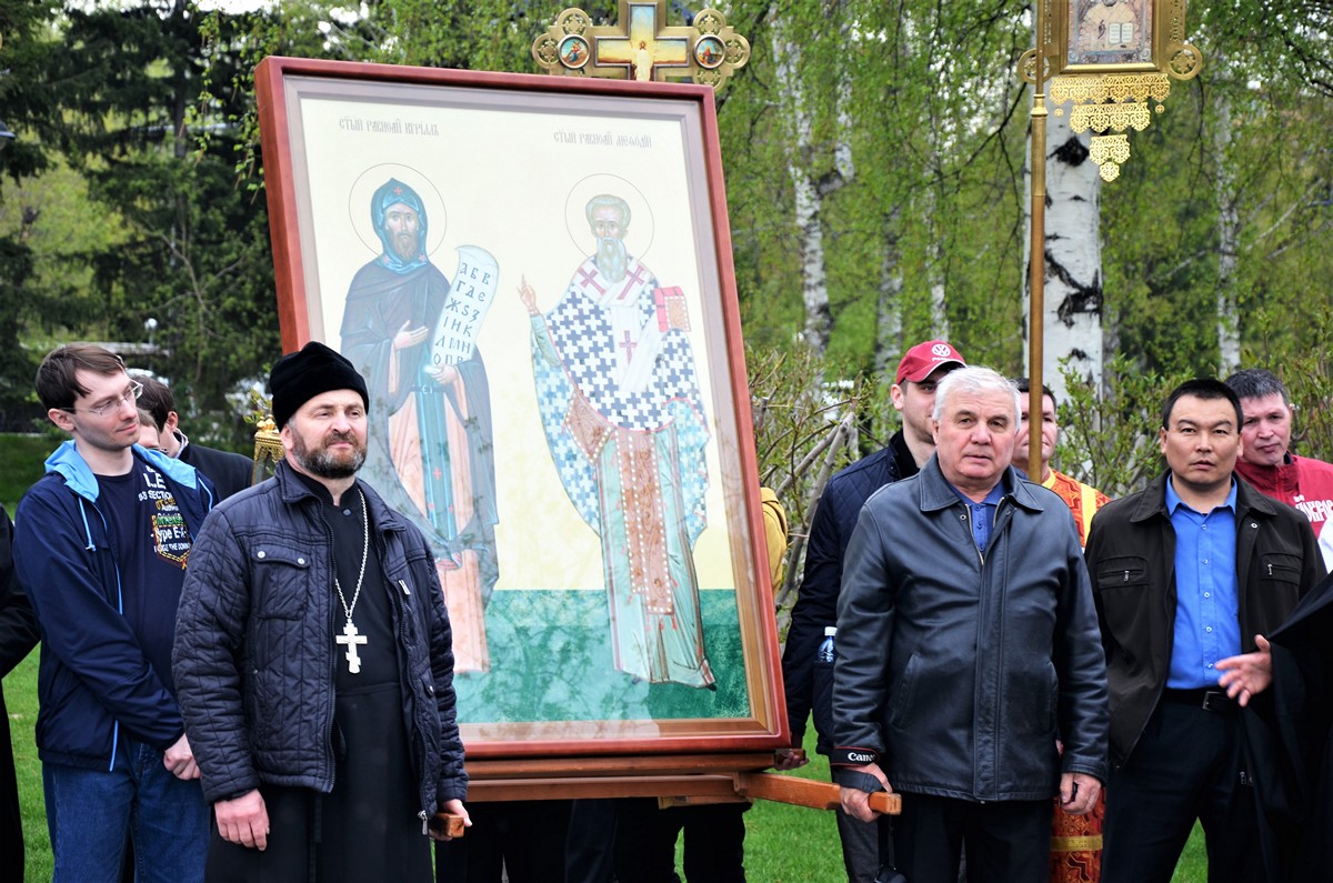 Томский крестный ход в честь святых Кирилла и Мефодия 19 мая 2019 года