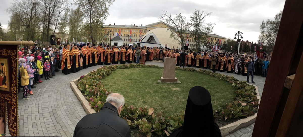 Томский крестный ход в честь святых Кирилла и Мефодия 19 мая 2019 года