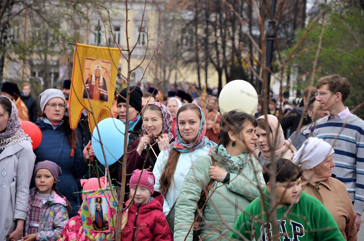 Томский крестный ход в честь святых Кирилла и Мефодия 19 мая 2019 года