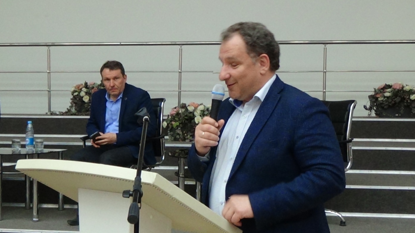 Выступление Алексея Степановича Головина, сотрудника Издательского Совета Московской Патриархии, куратора выставки-форума "Радость Слова" на Пленарном заседании IX Ежегодной региональной научно-практического конференции "Комплексный учебный курс Основы религиозных культур и светской этики: теория и практика" 14 мая 2019 года.