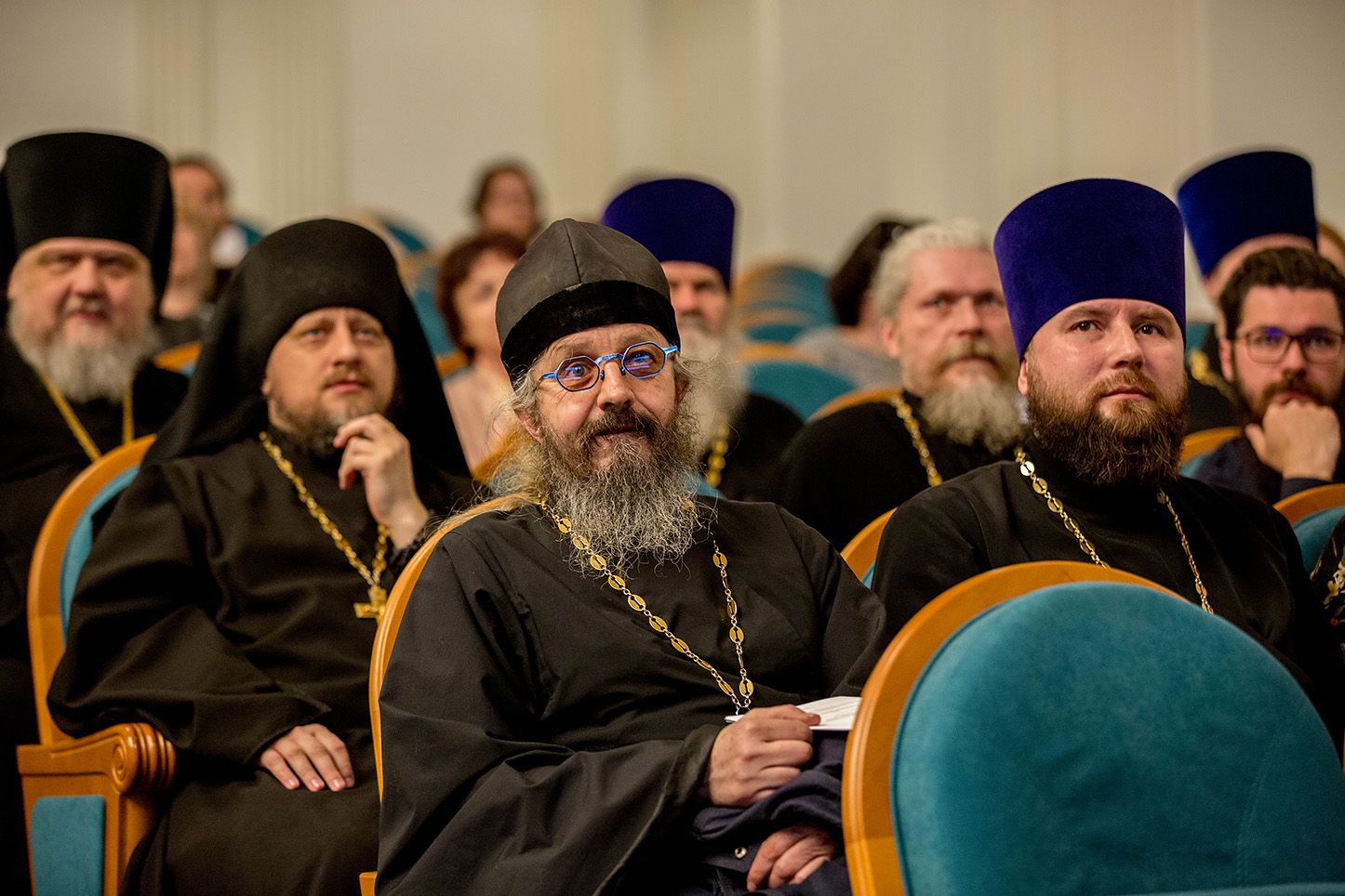 Участники пленарного заседания XXXIII Дней славянской письменности и культуры памяти святых первоучителей Кирилла и Мефодия 16 мая 2023 года в Томске