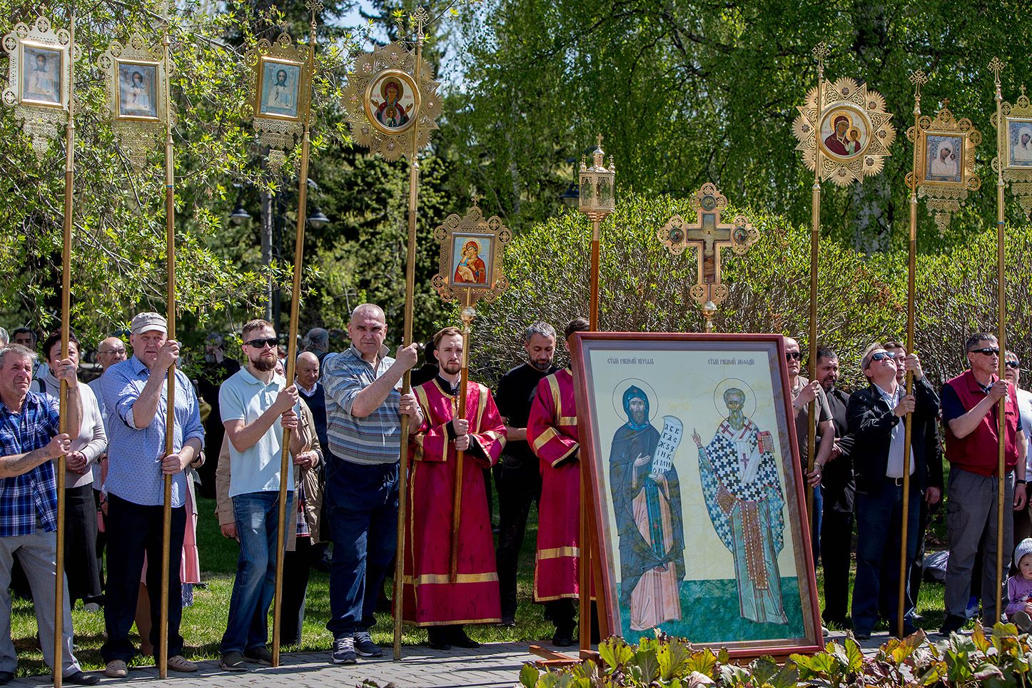 Томский крестный ход в честь святых Кирилла и Мефодия 21 мая 2023 года
