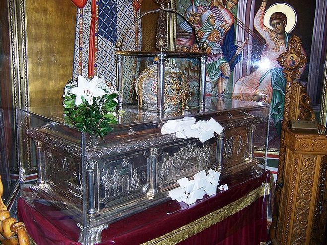 Рака с мощами Димитрия Солунского (Греция, Салоники)