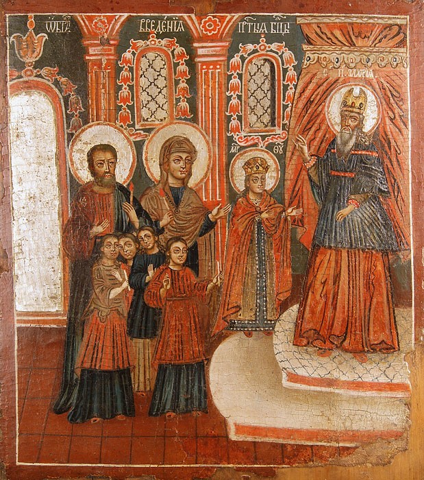 Введение во храм Пресвятой Богородицы. Русский север, XVIII век