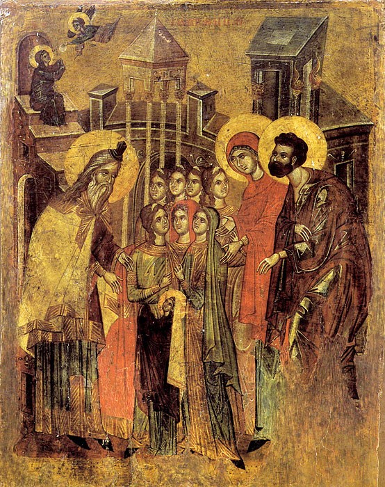Введение во храм Пресвятой Богородицы. Охрид (Македония), XIV век