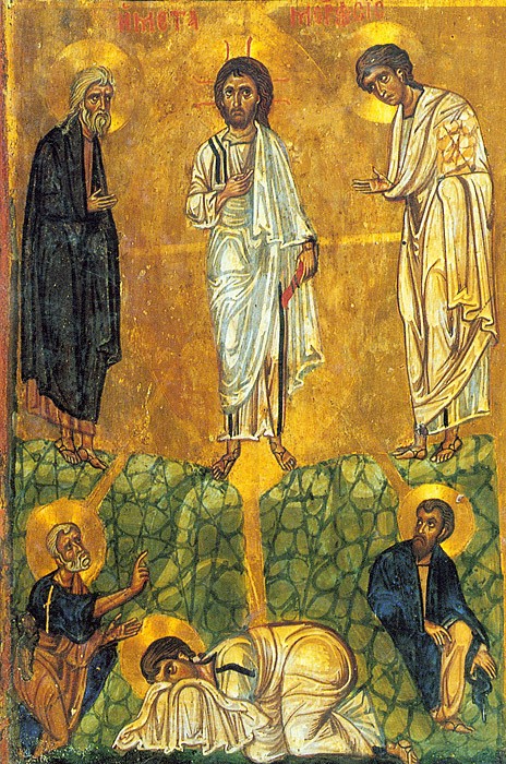 Преображение Господне. Икона, XIII век. Монастырь святой Екатерины, Синай