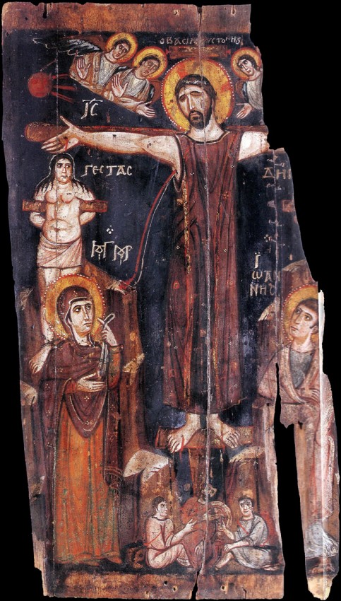 Великая Пятница. Распятие. Синай, VIII век 