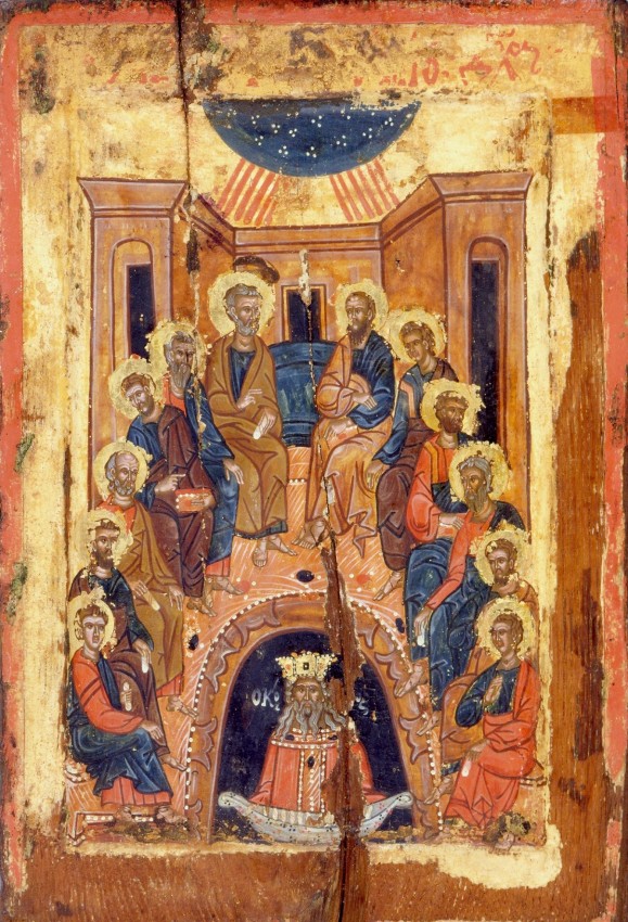 Пятидесятница. Монастырь св. Павла (Афон), XVIII век