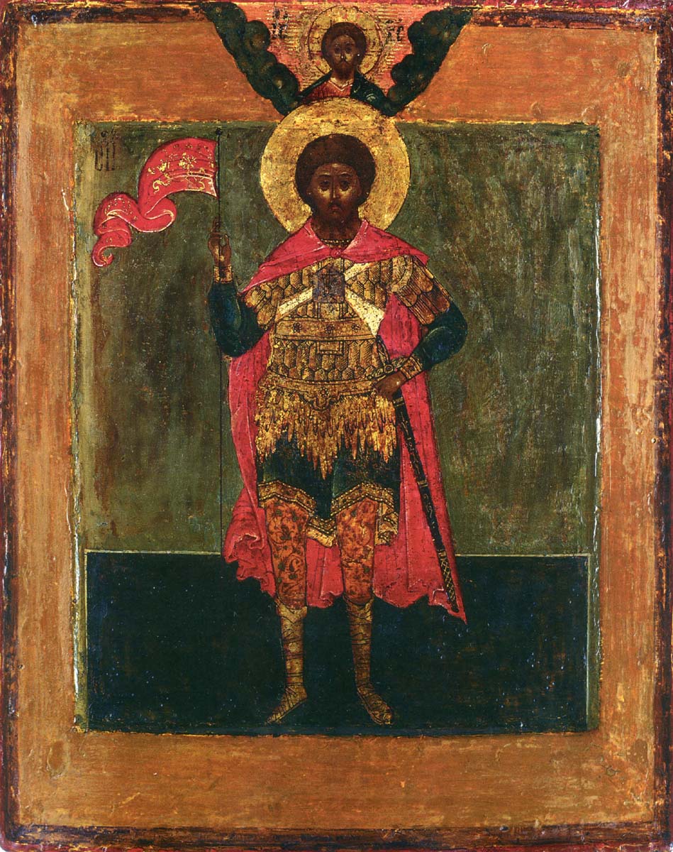 Святой Иоанн Воин. Икона, XVII века. Москва