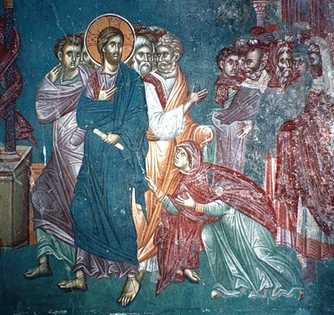 Исцеление кровоточивой (Мф. 9:20)