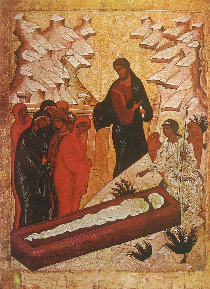 Икона "Жены-мироносицы" (ок. 1475)