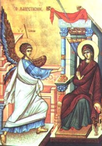 Икона Благовещение Пресвятой Богородицы