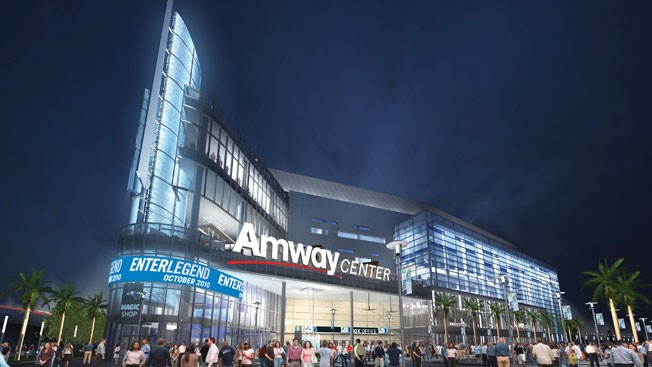 Строительство арены профинансировала корпарация "AMWAY" совладелец корпорации Рик ДэВос является владельцем команды баскетбольной команды Орландо Мэджик. Строительство арены обошлось в 480 млн. долларов...
