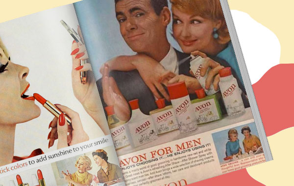 Реклама Avon 60-х годов