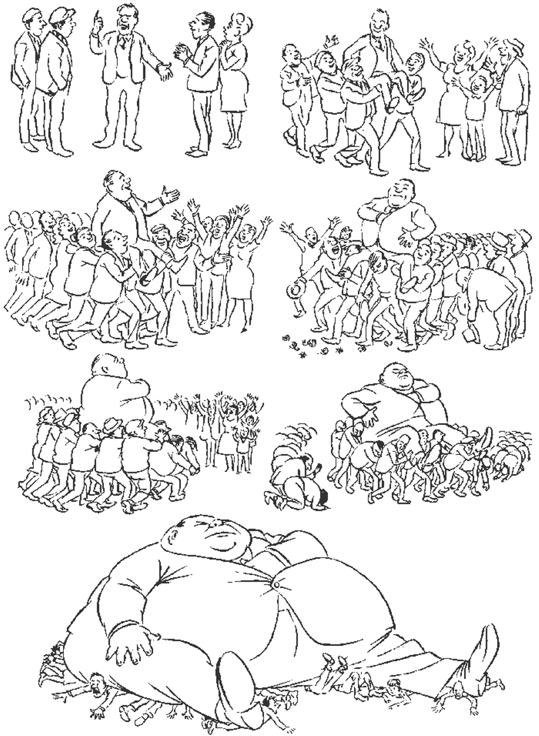 Карикатура. Херлуф Бидструп