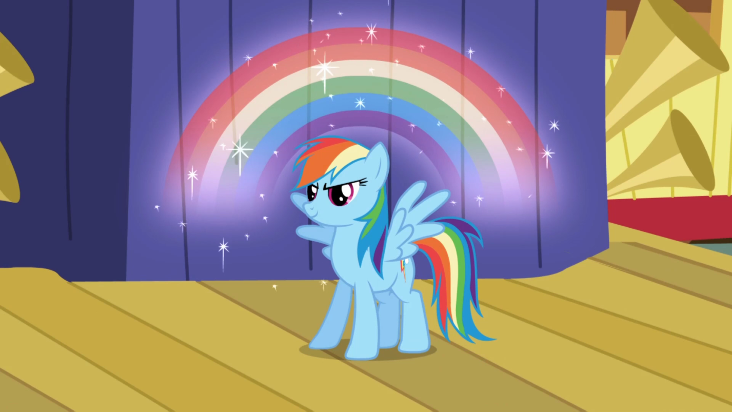   (Rainbow Dash)   .    ,       , ,    .      .   "".    , 