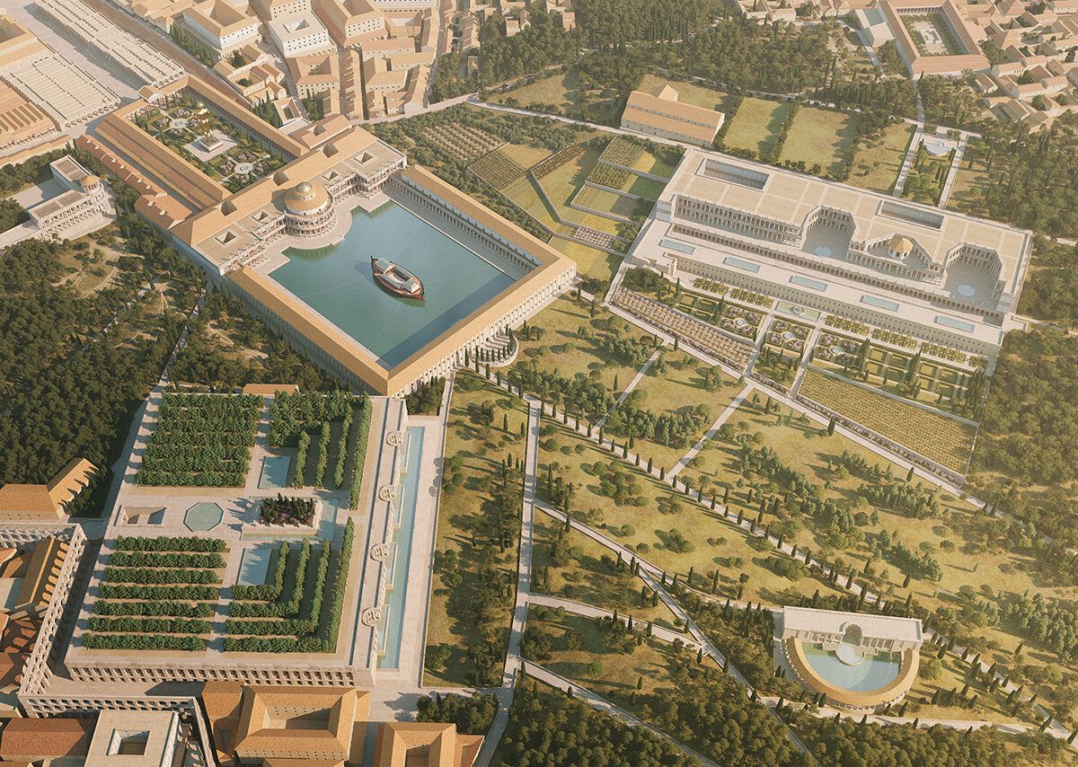 Дворец Domus Aurea Нерона