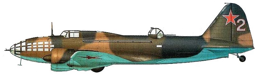 Советский бомбардировщик ДБ-3Ф
