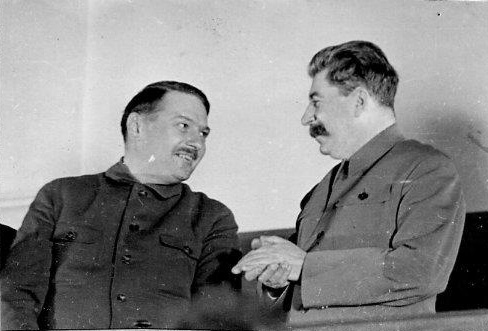Андрей Жданов и Иосиф Сталин