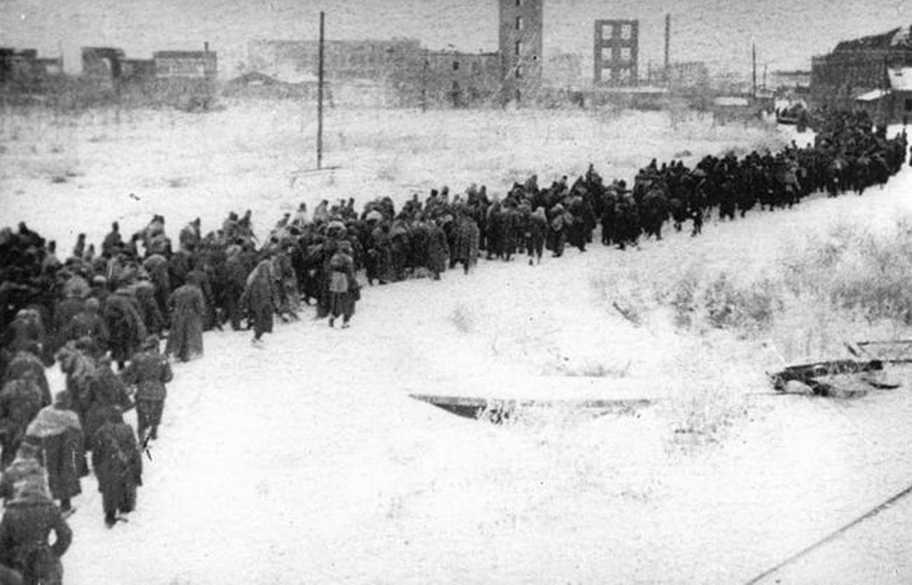 Сталинград: пленные фашисты