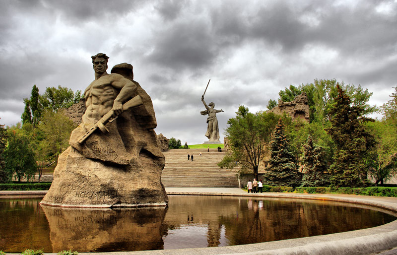 Сталинград. Мамаев курган