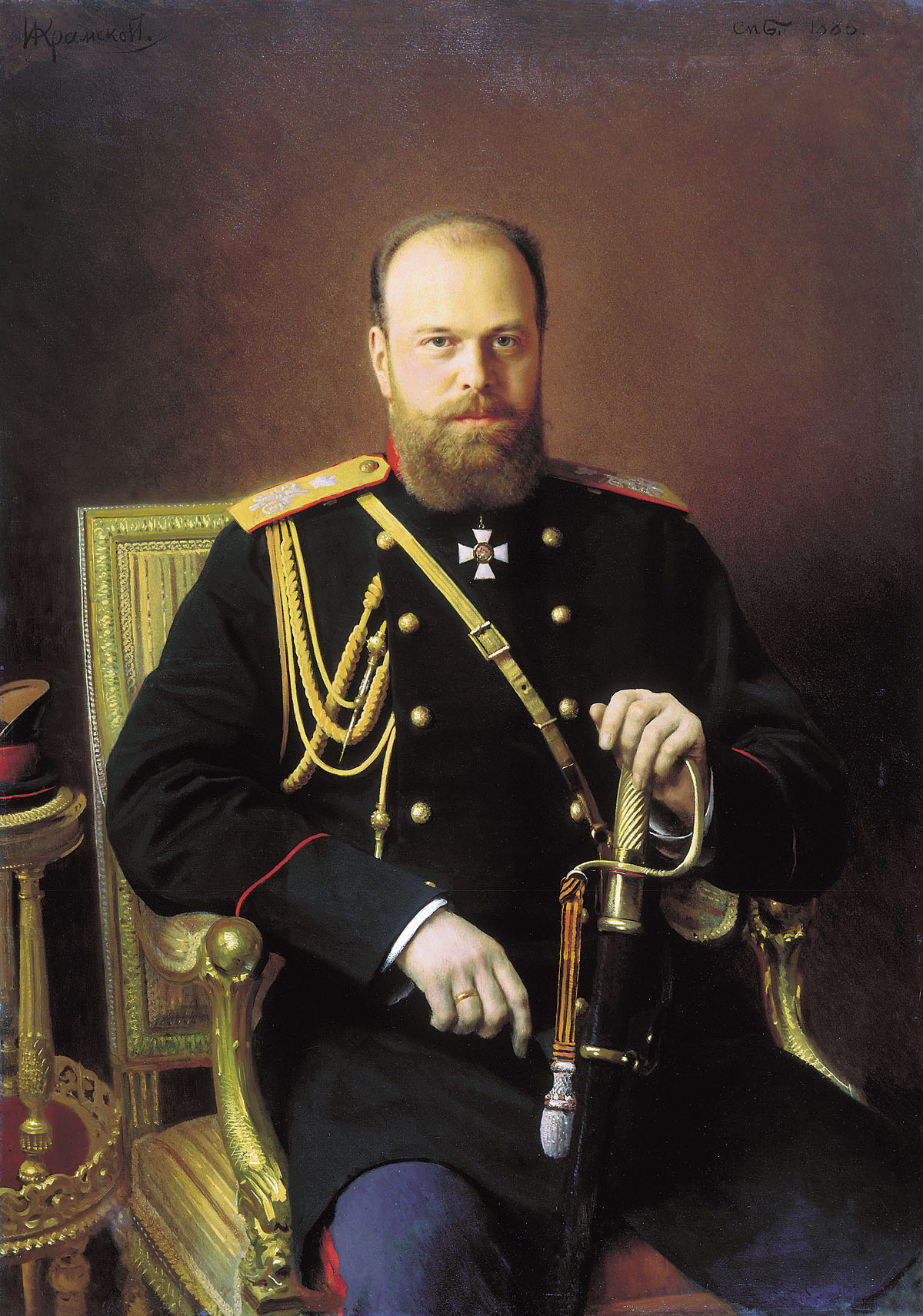 Портрет императора Александра III. Художник Иван Крамской
