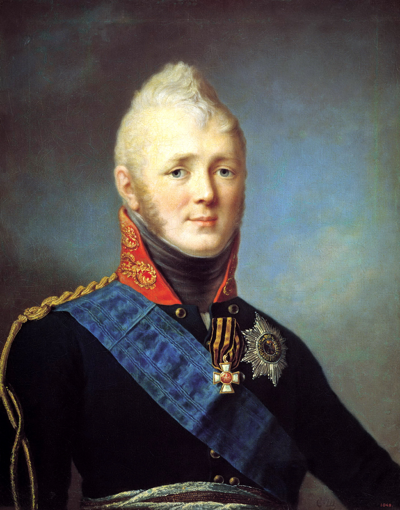 Портрет Александра I. Художник Степан Щукин, начало 1800-х годов