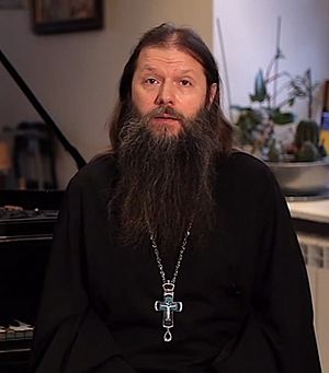 Протоиерей Артемий Владимиров, старший священник и духовник Алексеевского ставропигиального женского монастыря, преподаватель Православного Свято-Тихоновского гуманитарного и Российского православного университетов, член Союза писателей России