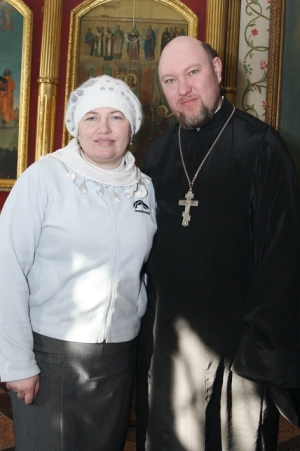 Священник Игорь Зырянов с супруго