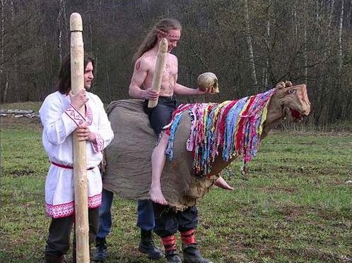 Это и есть пастыри и жрецы современных неоязычников? Вот уже воистину: "И как они не заботились иметь Бога в разуме, то предал их Бог превратному уму - делать непотребства" (Рим.1:28)