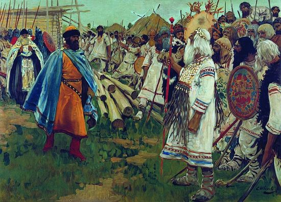 "Христиане и язычники". Сергей Иванов,1909 год