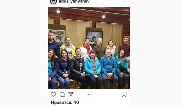 Ильдус Янышев (первый ряд, второй справа) и Сергей Иванов (второй ряд, третий справа)