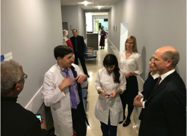 Визит пастора Теда Вильсона с женой "Angelia medical center", г. Киев