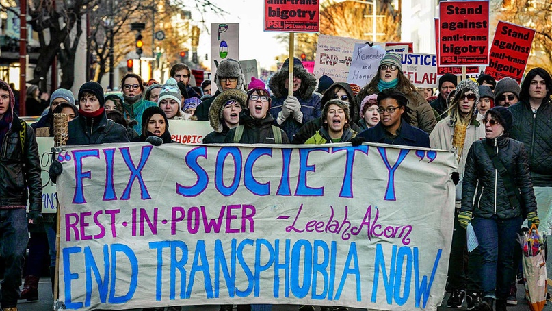 Протест против "трансфобии"