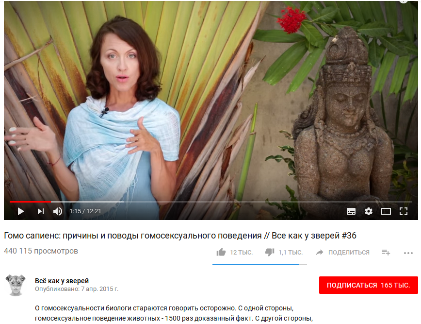 Следует упомянуть, что в сети более 10 лет циркулировал миф о "1500 видах животных, проявляющих гомосексуальное поведение", увековеченный в печати и подхваченный даже такими респектабельными СМИ как BBC, Time, Telegraph, DW и др.